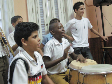 Richmond Regla Cuba Tour La Colmenita musicians 1213 courtesy Marilyn Langlois, web
